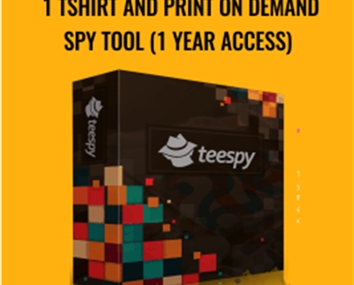 Teespy E28093 1 Tshirt and Print On Demand SPY Tool 1 YEAR ACCESS » esyGB Fun-Courses