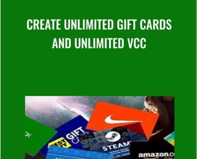 Create Unlimited Gift Cards And Unlimited VCC