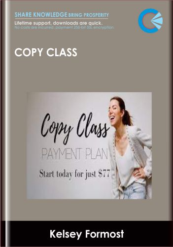 Copy Class - Kelsey Formost