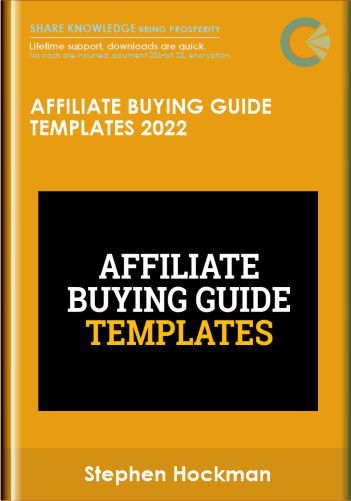 Affiliate Buying Guide Templates 2022 - Stephen Hockman