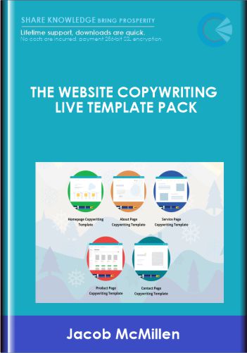The Website Copywriting Live Template Pack - Jacob McMillen
