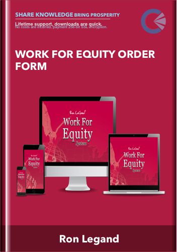 Work for Equity Order Form - Ron Legand