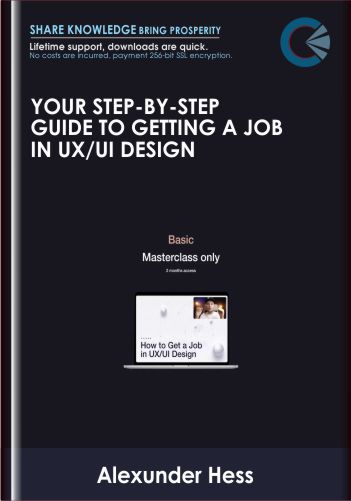Your step-by-step guide to getting a job in UX/UI Design - Alexunder Hess (Basic)