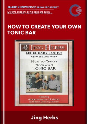 How To Create Your Own Tonic Bar - Jing Herbs