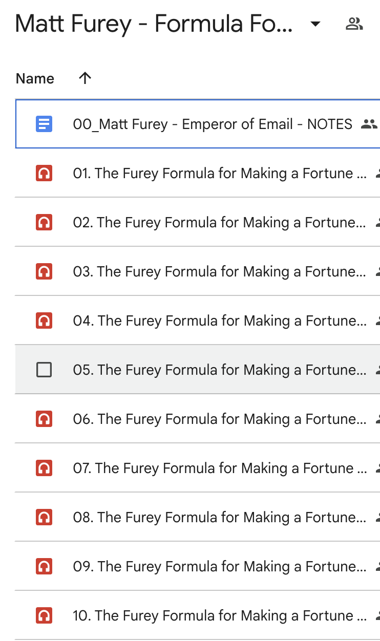 Formula For Making a Fortune With Email - Matt Furey