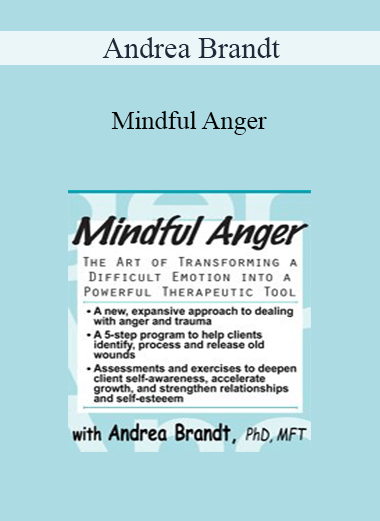 Andrea Brandt - Mindful Anger: The Art of Transforming a Difficult Emotion into a Powerful Therapeutic Tool