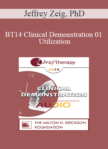 [Audio] BT14 Clinical Demonstration 01 - Utilization: The Foundation of Solutions - Jeffrey Zeig