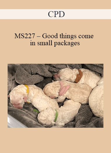 CPD - MS227 – Good things come in small packages; approach to neonatal and paediatric emergencies