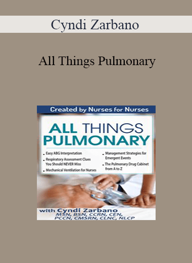 Cyndi Zarbano - All Things Pulmonary