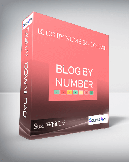 Suzi Whitford - BLOG BY NUMBER - COURSE