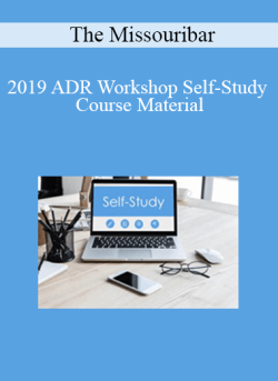 2019 ADR Workshop Self Study Course Material 250x343 1 | eSy[GB]