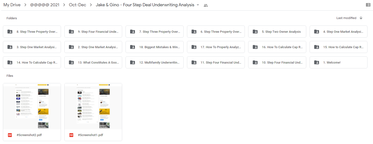 4 Step Deal Underwriting Analysis