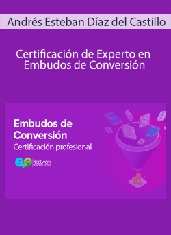 Andres Esteban Diaz del Castillo Certificacion de Experto en Embudos de Conversion 250x343 1 | eSy[GB]