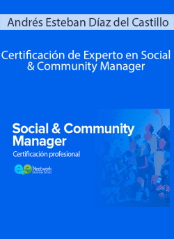 Andres Esteban Diaz del Castillo Certificacion de Experto en Social Community Manager 250x343 1 | eSy[GB]