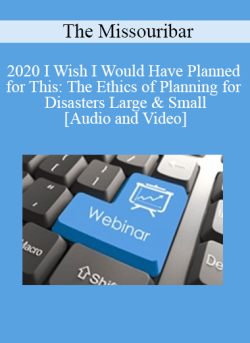 Audio and Video 2020 I Wish I Would Have Planned for This The Ethics of Planning for Disasters Large Small 250x343 1 | eSy[GB]