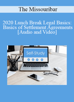 Audio and Video 2020 Lunch Break Legal Basics Basics of Settlement Agreements 250x343 1 | eSy[GB]