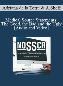 Audio and Video Adriana de la Torre Andrew Sheff Medical Source Statements The Good the Bad and the Ugly 250x343 1 | eSy[GB]