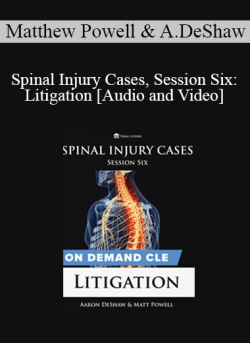 Audio and Video Spinal Injury Cases Session Six Litigation 250x343 1 | eSy[GB]