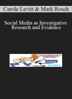 Carole Levitt Mark Rosch Social Media as Investigative Research and Evidence 250x343 1 | eSy[GB]