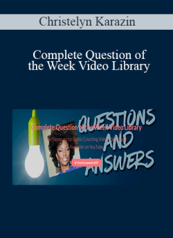 Christelyn Karazin Complete Question of the Week Video Library 250x343 1 | eSy[GB]