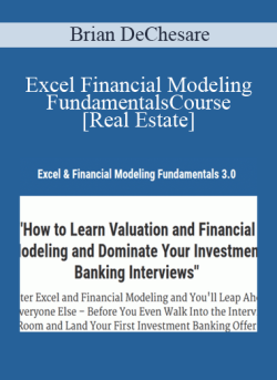 Excel Financial Modeling Fundamentals Course Real Estate Brian DeChesare 250x343 1 | eSy[GB]