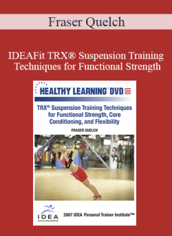 Fraser Quelch IDEAFit TRXC2AE Suspension Training Techniques for Functional Strength Core Conditioning and Flexibility 250x343 1 | eSy[GB]