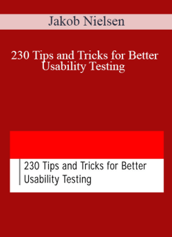 Jakob Nielsen 230 Tips and Tricks for Better Usability Testing 250x343 1 | eSy[GB]