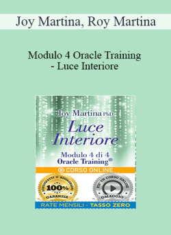 Joy Martina Roy Martina Modulo 4 Oracle Training Luce Interiore 250x343 1 | eSy[GB]