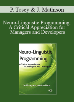 Paul Tosey Jane Mathison Neuro Linguistic Programming A Critical Appreciation for Managers and Developers 250x343 1 | eSy[GB]