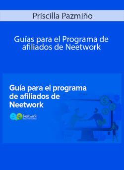 Priscilla Pazmino Guias para el Programa de afiliados de Neetwork 250x343 1 | eSy[GB]