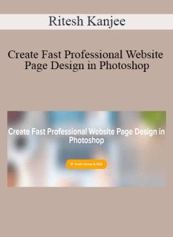 Ritesh Kanjee Create Fast Professional Website Page Design in Photoshop 250x343 1 | eSy[GB]