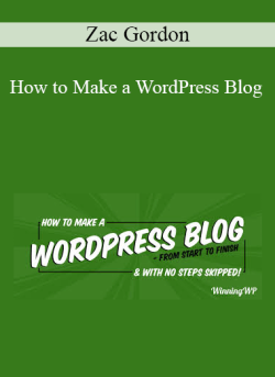 Zac Gordon How to Make a WordPress Blog 250x343 1 | eSy[GB]