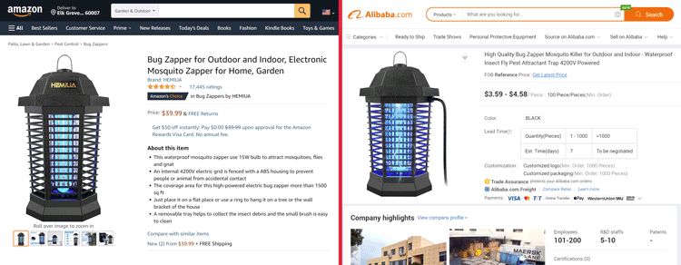 amazon alibaba side by side | eSy[GB]