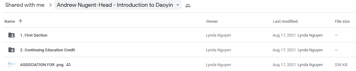 Introduction to Daoyin - Andrew Nugent-Head