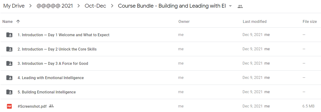 Course Bundle - Building and Leading with EI