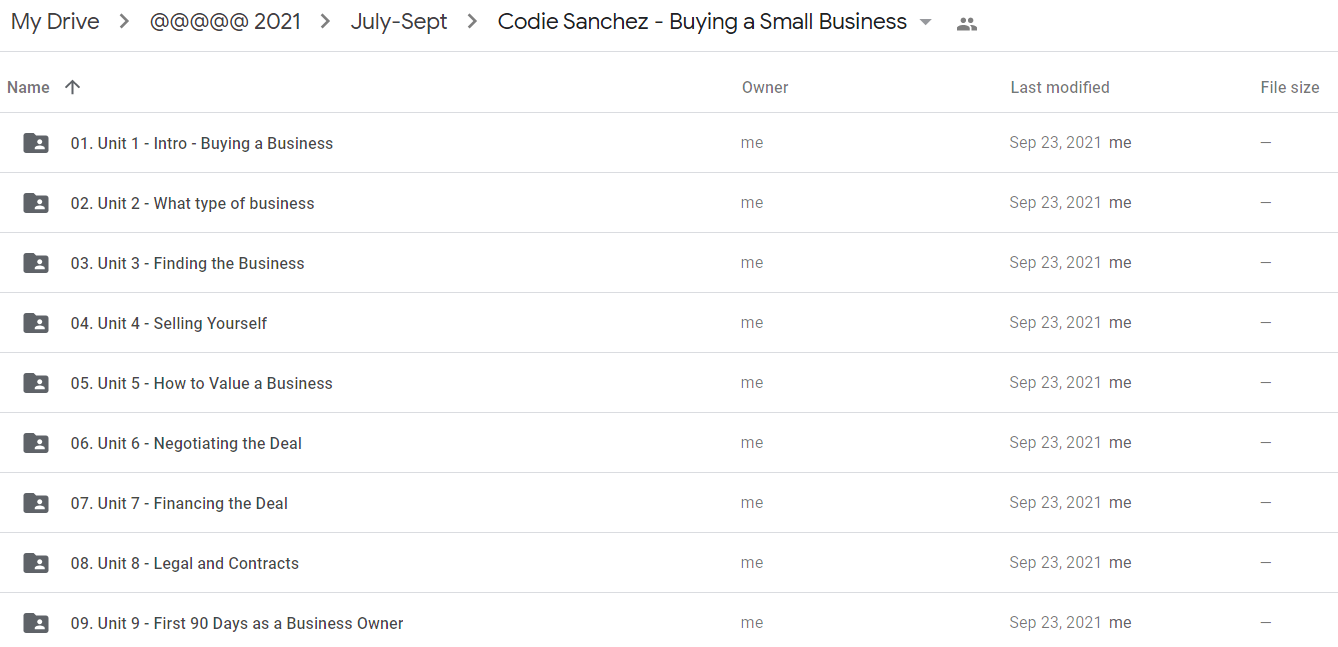 Buying a Small Business - Codie Sanchez