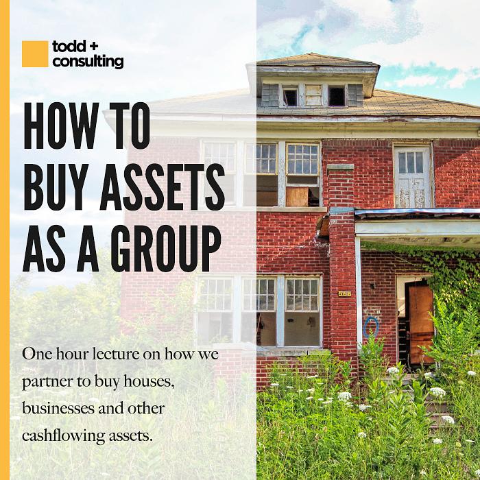 How to Buy Assets as a Group