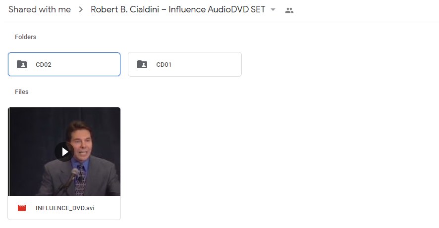 Robert B. Cialdini - Influence Audio/DVD SET
