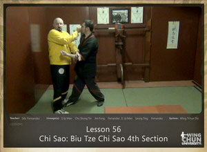 Lesson 56 - Chi Sao - Biu Tze Chi Sao 4th Section