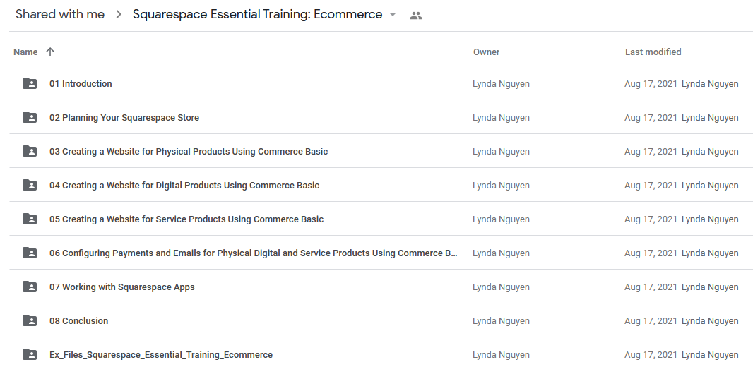 Squarespace Essential Training: Ecommerce