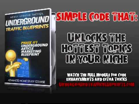 Underground Traffic Blueprint